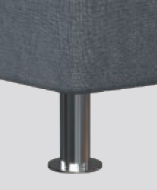 K 06-10 (Höhe ca. 10cm), Kunststoff Chromfarben, gegen Aufpreis